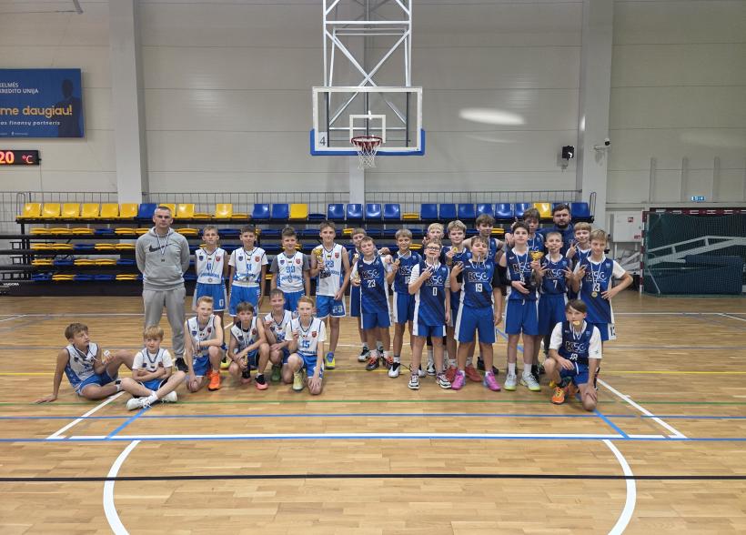 Kelmėje vyko 2013-2014 m. vaikų krepšinio turnyras ,,Sezono startas" taurei laimėti