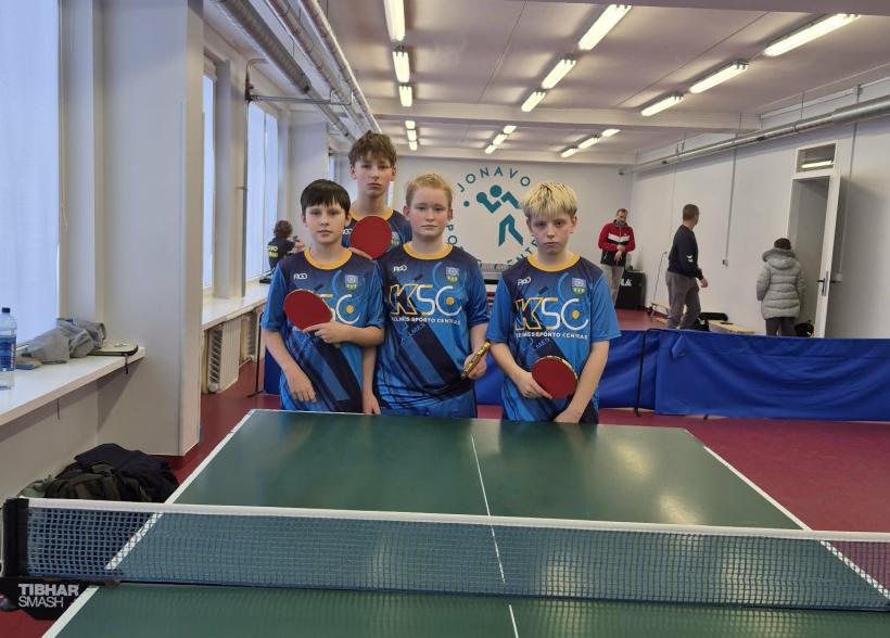 Matas Kušeliauskis praėjo atranką ir pateko į Lietuvos jaunučių stalo teniso čempionatą
