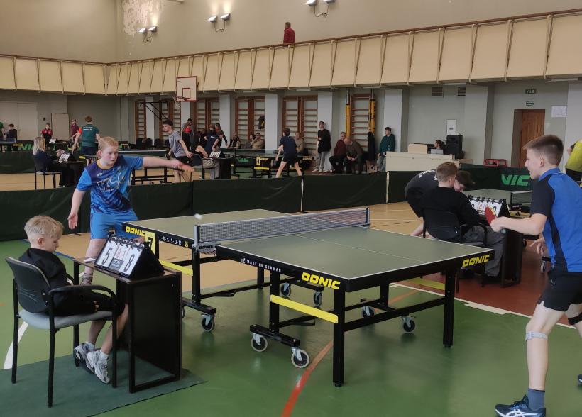 Matas Kušeliauskis iškovojo VI vietą Lietuvos jaunučių (gim. 2011 m. ir jaunesnių) TOP-8 stalo teniso pirmenybėse