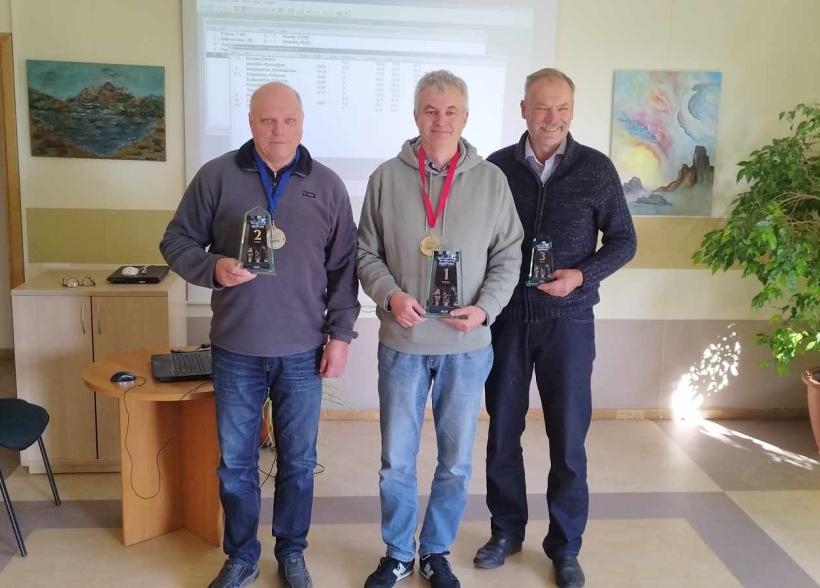 Kelmės rajono greitųjų šachmatų pirmenybes laimėjo Valdas Razmas