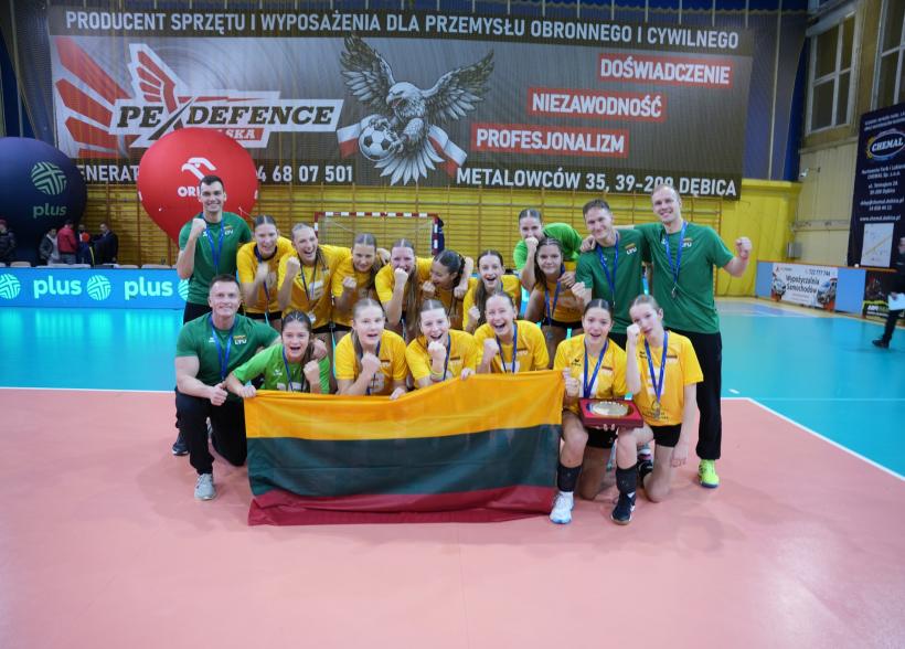 Lenkijoje pasibaigusiame pirmajame 2025 metų Europos U16 merginų tinklinio čempionato etape – EEVZA čempionate – Lietuvos rinktinė užėmė antrąją vietą ir iškovojo sidabro medalius