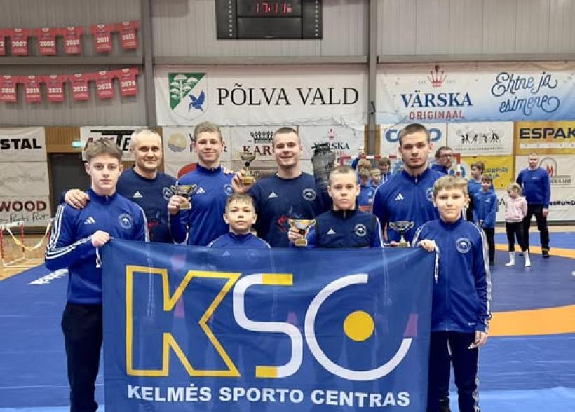 Iš tarptautinio laisvųjų imtynių turnyro Polvoje (Estija) sporto centro auklėtiniai parsivežė penkis medalius