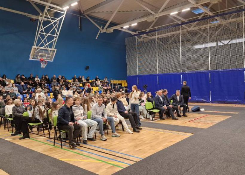 Kelmės sporto centre pagerbti geriausi sporto centro auklėtiniai 