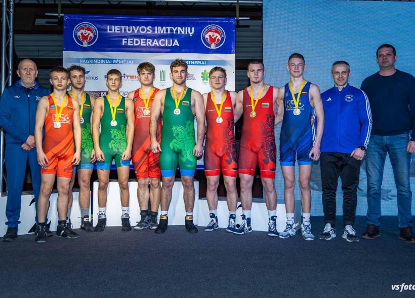 Sėkmingiausias Lietuvos imtynių čempionatas Kelmės komandai per visą istoriją