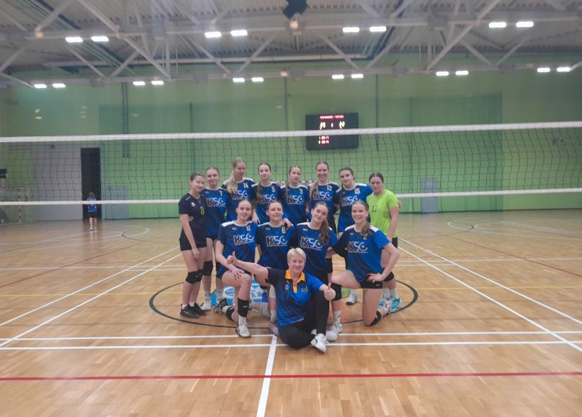Kelmės SC komanda Lietuvos merginų U19 tinklinio čempionato finaluose