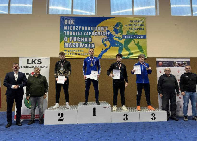 Ugnius Petrauskas XIX-ojo tarptautinio laisvųjų imtynių U15 turnyro CUP MAZOWSZA nugalėtojas