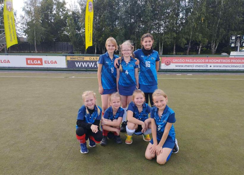 Šiauliuose vyko Lietuvos mergaičių žolės riedulio U10 čempionato finalinės varžybos