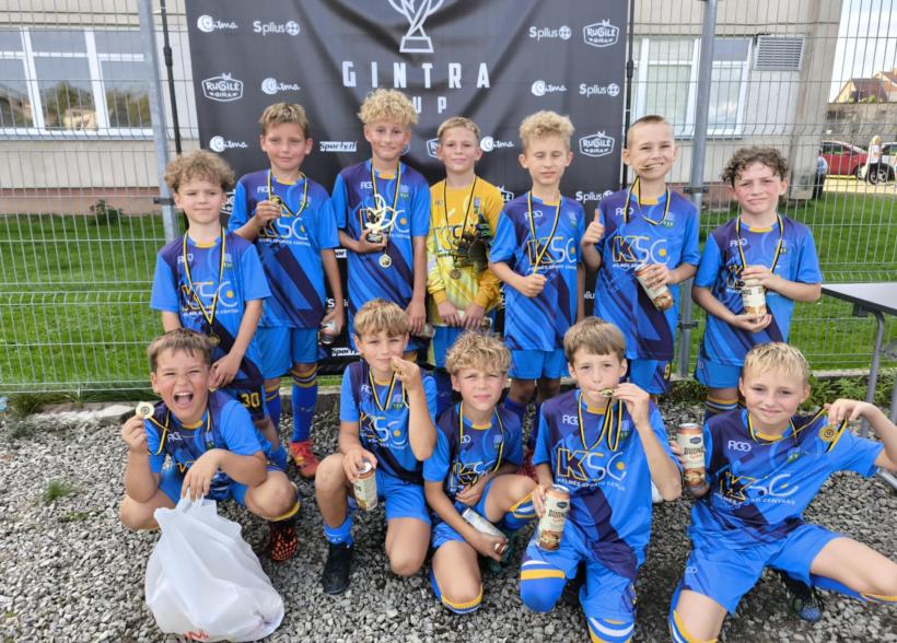 Kelmės SC U-10 – futbolo turnyro „Gintra Cup“ nugalėtojai
