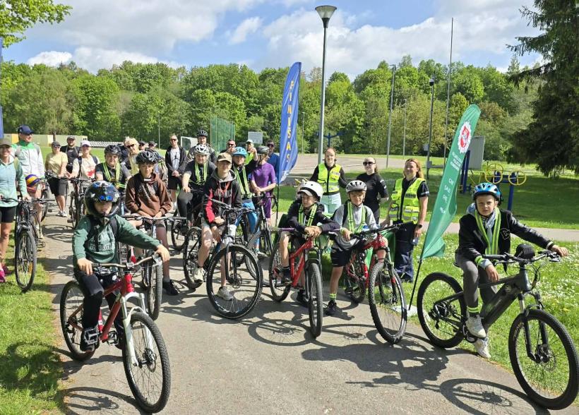 Kelmės sporto centro dviračių žygis "Pasitinkant vasarą"