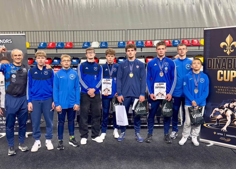 Arnas Jokimčius atidarė naują varžybų sezoną aukso medaliu tarptautiniame imtynių turnyre Dinaburg Cup.