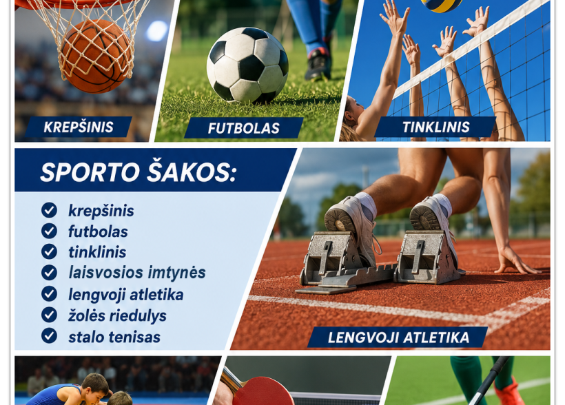 Kviečiame sportuoti 