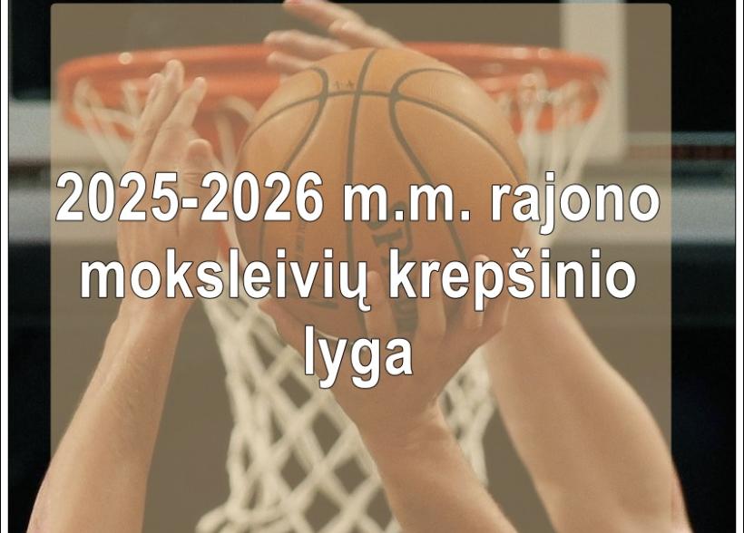 Rajono moksleivių krepšinio lygos varžybos