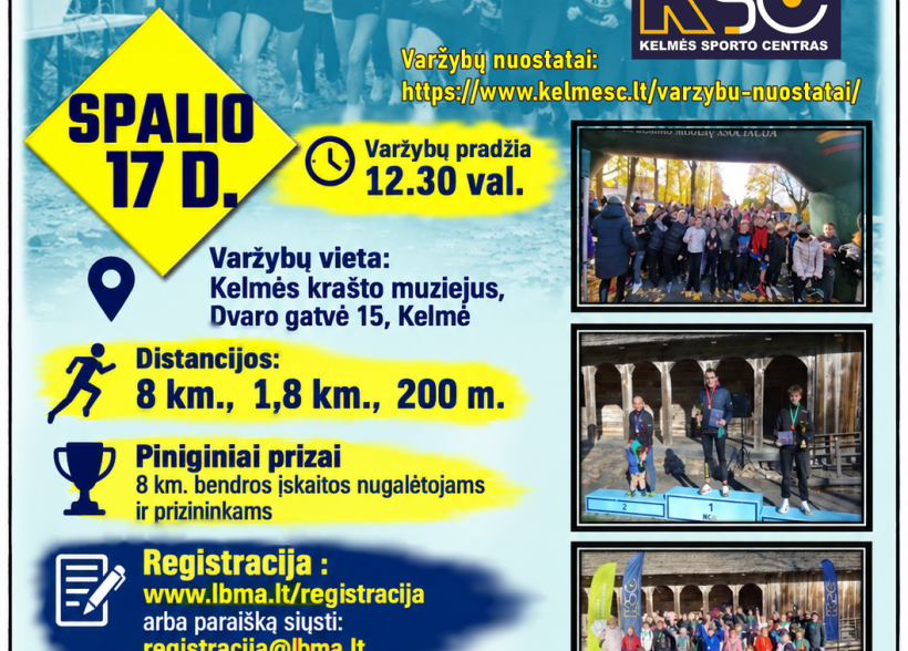 Kelmės rajono bėgimas "Graužikai - Kelmė" V. Rimkui atminti